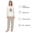 thumbnail image 2 of Bigfoot And Reindeer Matching Family Christmas Jammies, Family And Dog Christmas Pajamas With Plus Size, 2 of 7