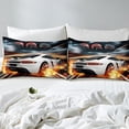 thumbnail image 4 of Erosebridal Teens Racing Car Full Sheet Sets,Extreme Sports Bedding Full Size,Fast Car Decor,Lightweight,4-Piece, 4 of 7