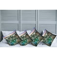 thumbnail image 2 of Ambesonne Nautical Throw Pillow Cover 4 Pack, Californian Coastline, 24", Grey Green, 2 of 7