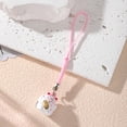 thumbnail image 3 of ZPAQI Lucky Cat Hanging Pendant Elegant Phone Charm With Peace Bells For Serenity, 3 of 17