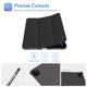 thumbnail image 5 of Funda ProCase para iPad Pro 11 4.ª generación con funda inteligente, color negro, 5 of 9