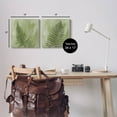 thumbnail image 3 of Fern Sprouts Forest Nature Leaves Botanical & Floral Graphic Art Gallery Wrapped Canvas Print Wall Art, Set of 2, 3 of 7