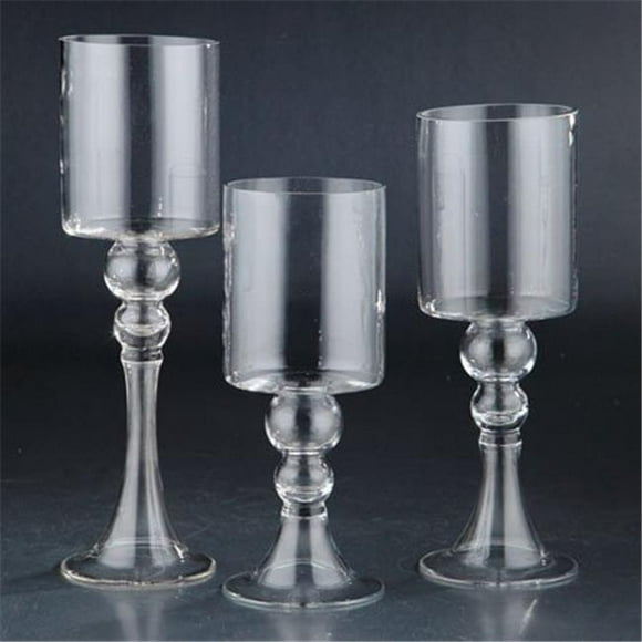 12 x 4.5 in. Candle Holder, Clear