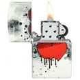thumbnail image 5 of Zippo Love Drip Design 540 Color Glow in the Dark Pocket Lighter, 5 of 8