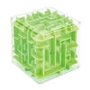 3D Maze Magic Cube Transparent Six-sided Puzzle Cube Rolling Ball (Green)