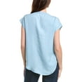 thumbnail image 2 of Vince Camuto womens  Placket Top, XL, Blue, 2 of 3