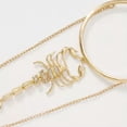 thumbnail image 7 of QQTDFG Alloy Exaggerated Multi-layer Bracelet Scorpion Armband Women Girls-B1136, 7 of 7