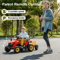 thumbnail image 5 of TOKTOO 24V Powered Ride on Tractor Max 4.3Mph w/ EVA Tires, Tippable Trailer, Remote Control, Tractor Ride on Toy for Kids- Red, 5 of 17