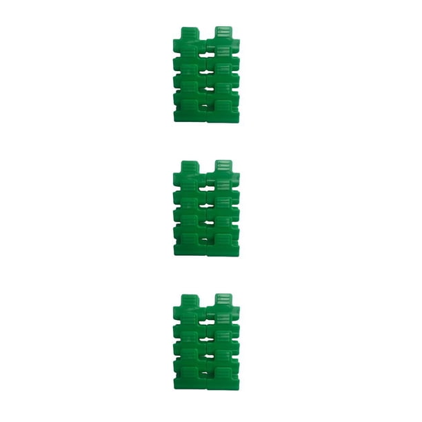 Wosthever Abrazadera para túnel 10X, Clip para invernadero, suministros de jardín, Clips para varilla, estante de extensión para plantas, Type4 NO4