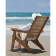 thumbnail image 2 of WINSOON HIPS Folding Adirondack Chairs with Arc Back & Cup Holder -Teak, 2 of 7