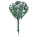 thumbnail image 7 of 7ft Snow Flocked Hinged Artificial Pine Christmas Tree with Solid Metal Stand, Xmas Full Tree for Indoor and Outdoor(7FT/Snow), 7 of 7