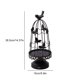 thumbnail image 4 of Candelabro decorativo con forma de jaula para pájaros, exquisito para decoración rústica del hogar (negro), 4 of 6
