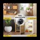 thumbnail image 5 of Paquete de 8 Ruedas Giratorias Autoadhesivas para Muebles, Capacidad de Carga de 28 Libras por Rueda, Ruedas Giratorias de Perfil Bajo, 5 of 6