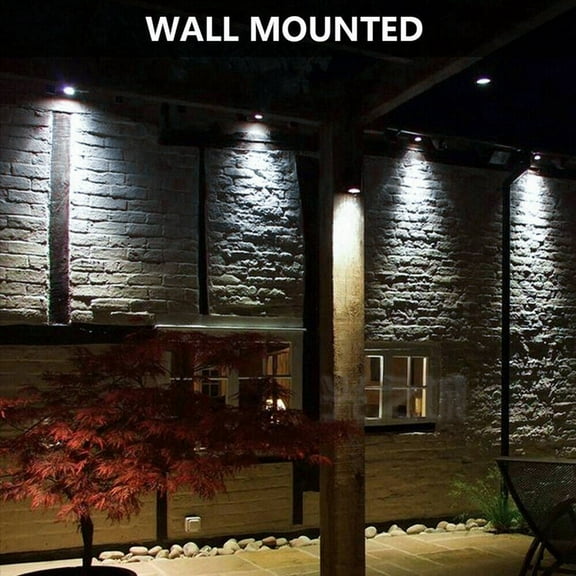 8 Packs Garden Spot Lights Outdoor Landscape LED Lamp Pathway Yard Waterproof