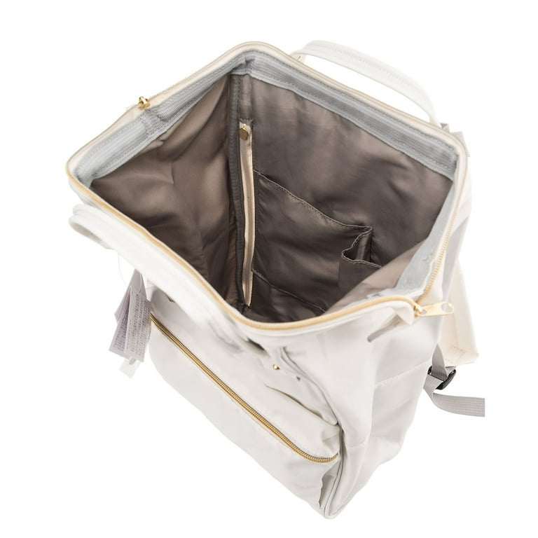Anello Official Japan White Unisex Fashion Backpack Rucksack Diaper Travel Bag AT B0193A WH
