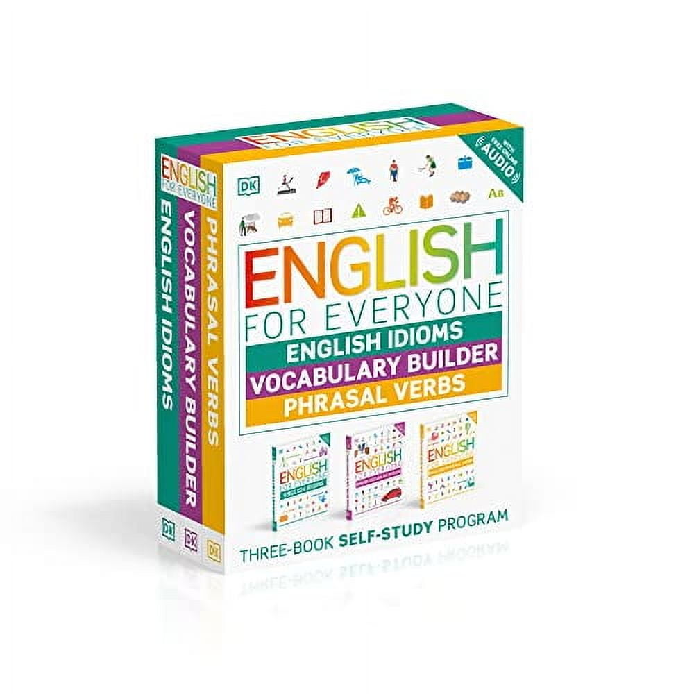 DK English for Everyone: English for Everyone English Idioms, Vocabulary Builder, Phrasal Verbs 3 Book Box Set (Paperback) DK English for Everyone: English for Everyone English Idioms, Vocabulary Builder, Phrasal Verbs 3 Book Box Set (Paperback)