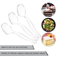 thumbnail image 4 of Clear Plastic Disposable Serving Spoons Large 8.5 inches Serving Utensils Heavy Duty Ideal for Soups, Salads Buffet Catering Restaurants Party Weddings - Pack of 288, 4 of 8