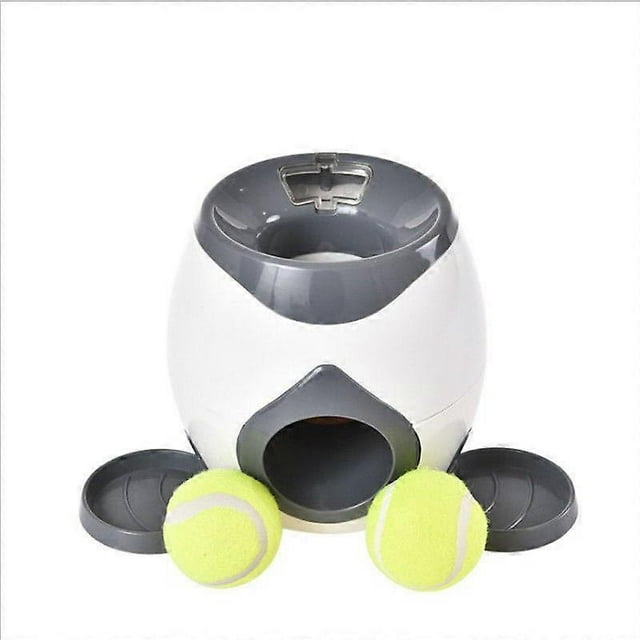 Juguetes interactivos para perros (2022), máquina para lanzar y buscar pelotas de tenis, dispensador de comida FDA para gatos, juego de recompensa, herramienta de entrenamiento para perros