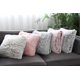 thumbnail image 5 of 2 paquetes de fundas de almohada decorativas de lujo para el hogar, de piel sintética súper suave, para sofá o cama, color gris degradado, 18 x 18 pulgadas, 45 x 45 cm, 5 of 6