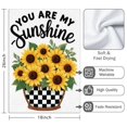 thumbnail image 3 of 2 Pcs Funny Kitchen Towels,You Are My Sunshine Sunflowers Microfiber Dish Towels,Kitchen Tea Towels,Kitchen Towel Set (18" X 26"), 3 of 3