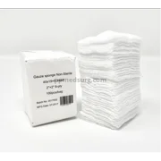 Gauze Surgical Sponges Cotton NON STERILE Woven 8-ply High Grade Quality 2"x2" Class I(a) All Purpose Pads Box of 200