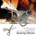 thumbnail image 4 of DIY Fashionable Eiffel, Shape Sewing Shear Art Thread Cutting Taps Tower  Tarot Outil Work  Embroidery Tool Scissor Bronze, 4 of 8