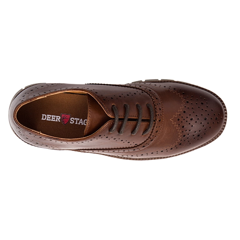 Deer Stage Benton Wing Tip Oxford Deer Stags Benton Memory Foam Dress Casual LaceUp WingTip  main image 2