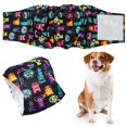 thumbnail image 3 of faja abdominal lavable para perros machos, pañales y extensores de alta absorción para perros machos, envolturas reutilizables para cachorros machos de tamaño mediano, 3 of 5