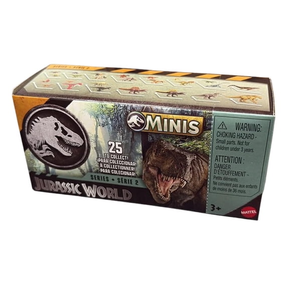 Mattel - Jurassic World Mystery Mini Figures - SERIES 2 BLIND BOX (1 random dinosaur)