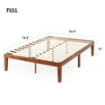 thumbnail image 6 of Best Price Mattress Naturalista Classic 16" Solid Wood Platform Bed with Wooden Slats, Cherry, Full, 6 of 11