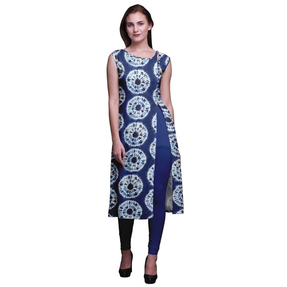 Bimba Printed Kurta Summer Wear Ladies Kurti Straight Tunic Tops Women