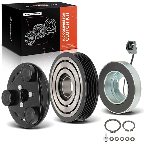 A-Premium A/C Compressor Clutch Kit Fit for Mazda 3 Model 2.3L 2007-2008, 6 Model 2.3L 2006-2007