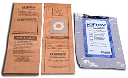 9 Genuine Kirby Micron Magic Vacuum Bags for Models G4 and G5 #197394 