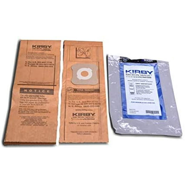 9 Genuine Kirby Micron Magic Vacuum Bags for Models G4 and G5 197394
