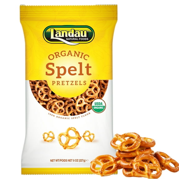 Just Grown Organic Spelt Pretzels Salted, 8 oz