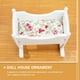 thumbnail image 3 of KAKOWELY Casas de muñecas Cuna Miniatura Guardería Modelo de cuna Cuna de bebé Modelo de cama de bebé para adornar, 3 of 5