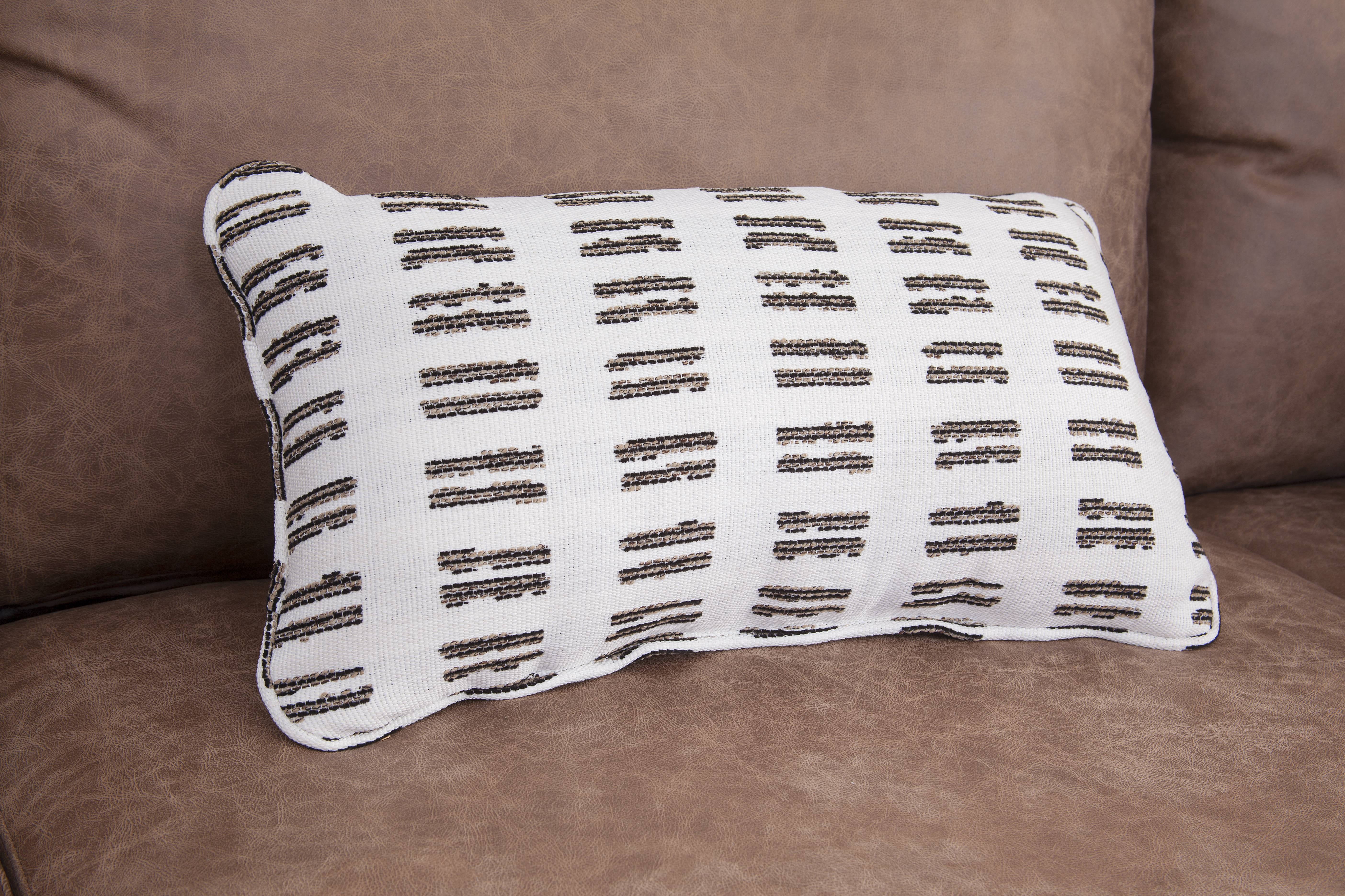 American Furniture Classics Urban Loft Sectional Sofa with Five Pillows