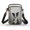 Border Collie Floral Decoration, variant on Psesaysky Cellphone Mini Crossbody Case with Star Palm Pattern, Double Deck Polyester Purse for Women and Men, Casual for Shopping Running