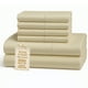 thumbnail image 1 of Casa Platino Juego de Sábanas Tamaño Queen – 600 Hilos de Fibra Larga 100% Algodón, Acabado Satinado, 2 Fundas de Almohada Adicionales, Tela Suave y Transpirable – Azul, 1 of 4