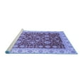 thumbnail image 2 of Ahgly Company Machine Washable Indoor Rectangle Oriental Blue Traditional Area Rugs, 5' x 7', 2 of 4