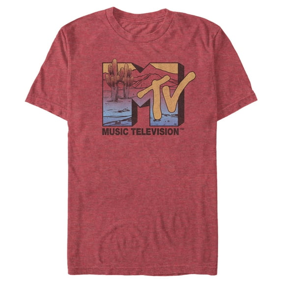 Men's MTV South Utah Logo  Graphic Tee Red Heather Small