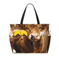 thumbnail image 1 of Disketp Adorable Calf Butterflies Champagne Bolsa de Playa de Gran Capacidad, Bolso Impermeable y a Prueba de Arena para Mujer, Ideal para Playa, Piscina y Natación, 1 of 7