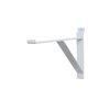 SSWBasics 12 inch White Contemporary Shelf Bracket for Slatwall - Set of 3