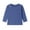 Navy, variant on LckLvx Boys Girls Long Sleeve Tops Comfy Plain Cotton Basic Tees Kids Casual Outdoor Undershirts