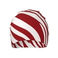 thumbnail image 2 of Beanie Hats for Men and Women, Red Zebra Texture Patterns Adult Unisex Knit Hat Winter Warm Skull Cap, 2 of 7