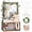Brown, variant on TeSabMi Baby Shower Gift Basket, Large Personalized Wooden Crate with Letters and Clothes Hangers for Newborn Nursery Room, Brown