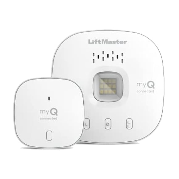 Liftmaster myQ Smart Garage Control Concentrador y Sensor de Garaje Inalámbrico con WiFi y Smartphone Bluetooth 821LMC-S Blanco