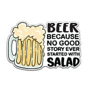 Beer not Salad - Vinyl Sticker