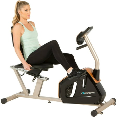 Exerpeutic Recumbent Exercise Bike with Smart Technology and 21 Workout (Best Chest Workout Program)