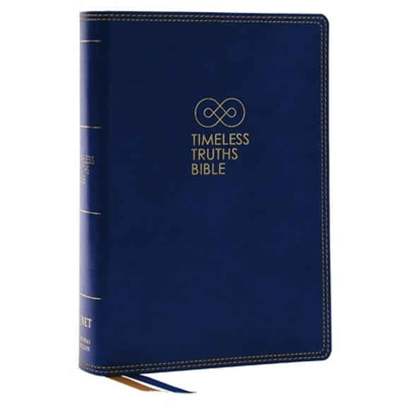 Pre-Owned Timeless Truths Bible: One Faith. Handed Down. for All the Saints. (Net, Blue Leathersoft, Comfort (Hardcover) by Matthew Z Capps, Thomas Nelson